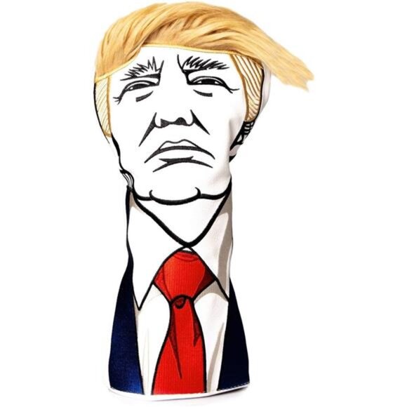Keep America Great Premium Golf Club Headcover -Quality Leather, Hand-Made Funny - Picture 1 of 8